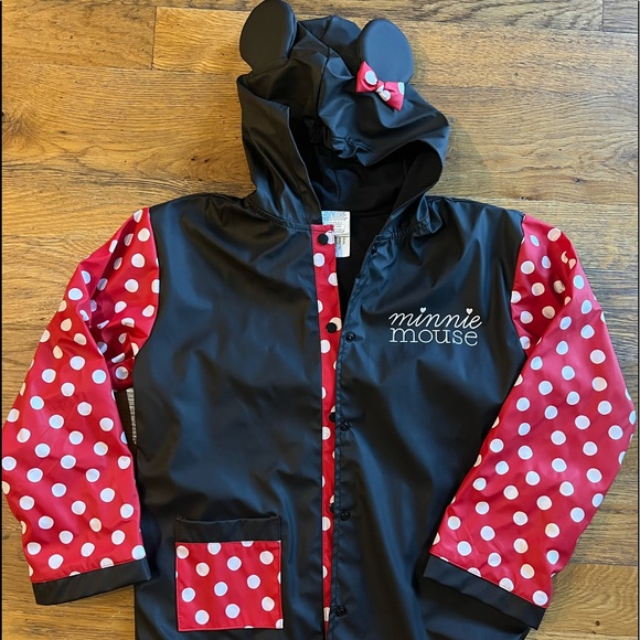 Disney Girls’ Raincoat Jacket Windbreaker M/L - Picture 2 of 5